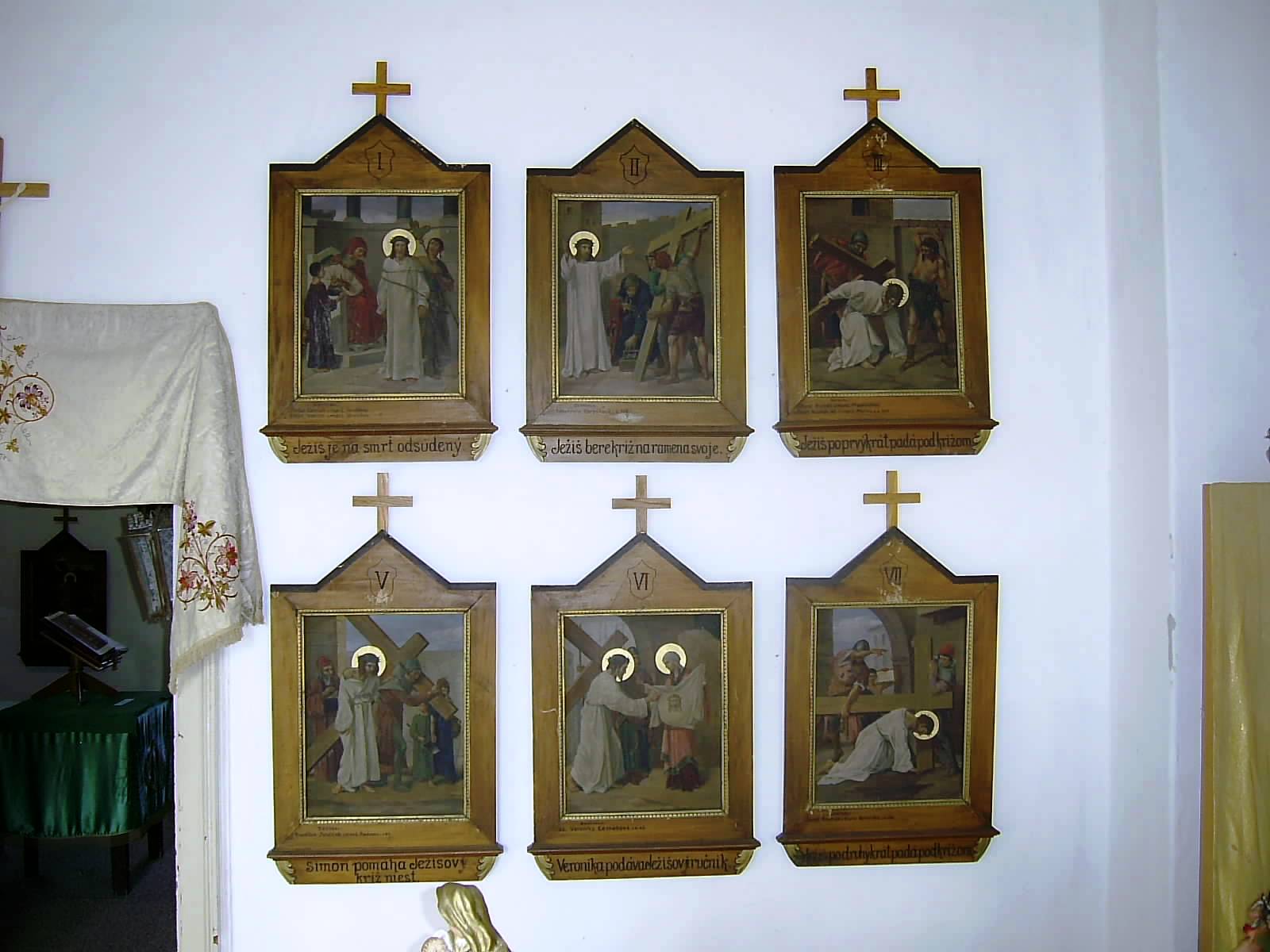 Krížová cesta - prvých šesť zastavení